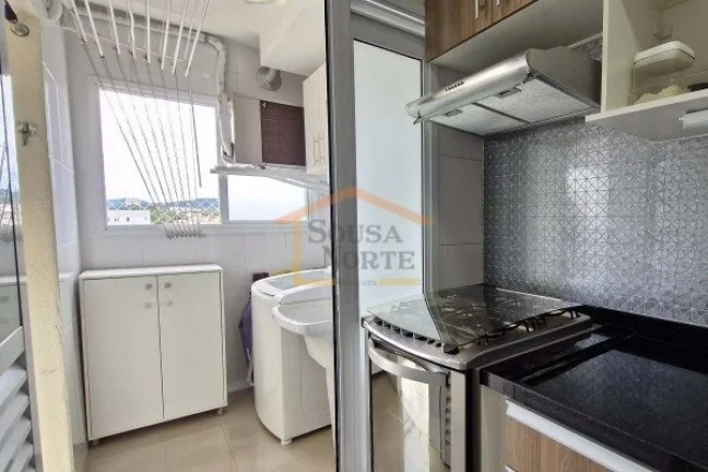 Imagem Apartamento com 60 m² de área privativa, distribuídos em 2 dormitórios, sendo 1 suíte, sala int...