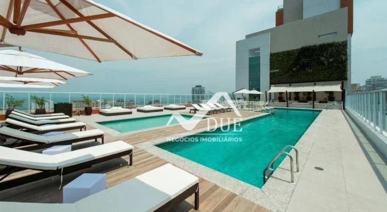 Imagem Apartamento com 1 dormitório à venda, 57 m² por R$ 850.000 - Gonzaga - Santos/SP