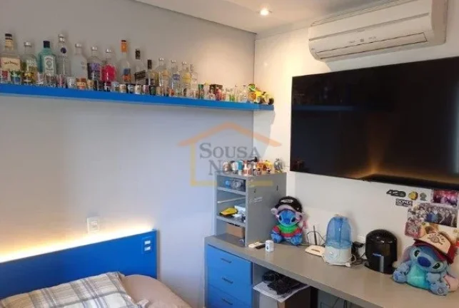 Imagem Apartamento mobiliado com 3 dormitórios, sendo 3 suites, varanda com fechamento em vidro, churrasqu...