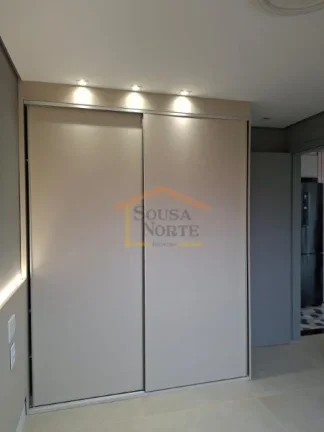 Imagem Apartamento tipo studio 39m², dispõe de 1 dormitório com armário, banheiro, sala dois ambientes,...