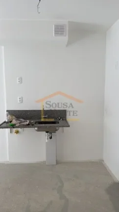 Imagem Apartamento de 41m², com 2 dormitórios, sala dois ambientes, varanda, cozinha americana e banheiro...