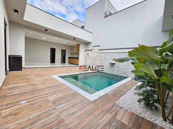 Imagem Casa com 3 suítes e escritório à venda, 187 m² por R$ 1.890.000 - Condomínio London Park - Indaiatuba/SP