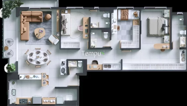 Imagem Alt. 65 Home design - Apartamento ALT- 65, à venda no bairro Setor Bela Vista - Goiânia/GO