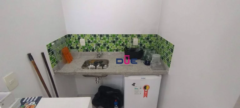 Imagem Sala comercial completa com sala de reunião e copa na Vila Rica, Santos