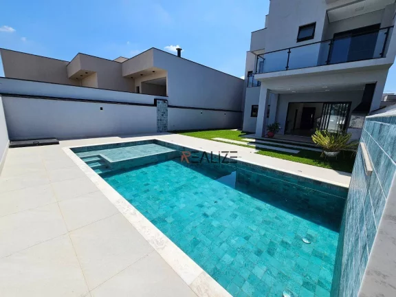 Imagem Sobrado com ampla piscina e quintal à Venda no Condomínio Evidência – Indaiatuba/SP | R$1.970.000