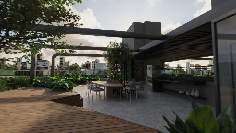 Imagem Flats com varanda gourmet Beira-Mar em Manaíra - João Pessoa/PB - FL0854.