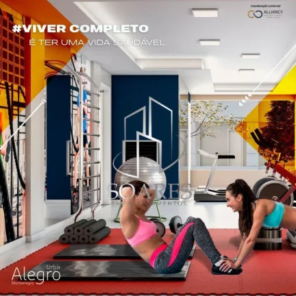 Imagem Alegro Montenegro 2/4 e 3/4 com suite - Em fase de acabamento