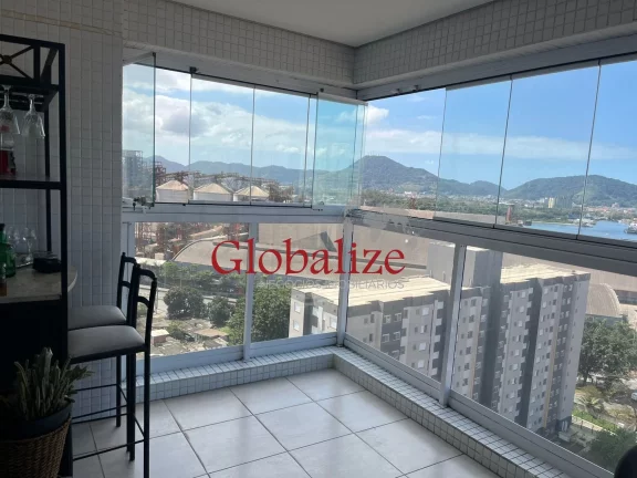 Imagem Apartamento na Ponta da Praia com 2 suítes, 2 vagas de garagem e vista panorâmica da cidade por apenas R$1.177.000,00