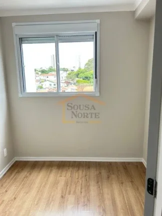 Imagem Apartamento com 39m², 2 dormitórios, sala 2 ambientes, sacada, cozinha, área de serviço. Cozinha...