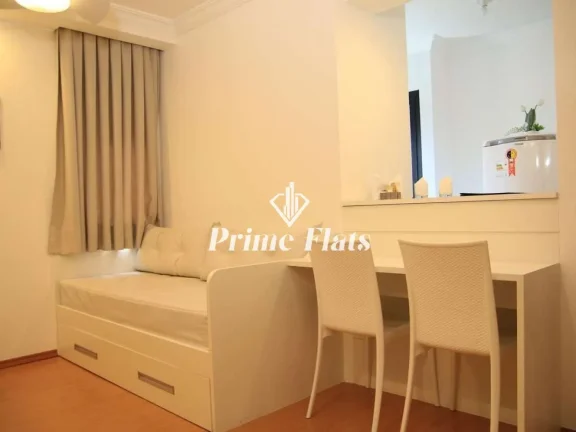 Imagem Flat disponível para venda no Flat The Park Hall Higienopolis, com 49m², 1 dormitório e 1 vaga de garagem
