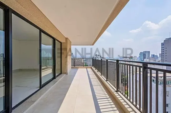 Imagem Luxuoso apartamento de 3 suítes no coração do Jardim Paulista, São Paulo - 226m², 3 salas, 5 banheiros e 4 vagas de garagem.