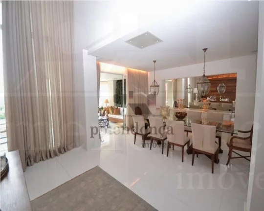 Imagem Apartamento com amplo living para 03 ambientes com piso todo em mármore, terraço, lavabo, 04 suít...