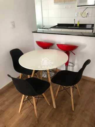 Imagem Apartamento para Locação no Alpha Club em Votorantim-SP: 2 Quartos, 1 Suíte, 2 Salas, 2 Banheiros, 2 Vagas - 57m².