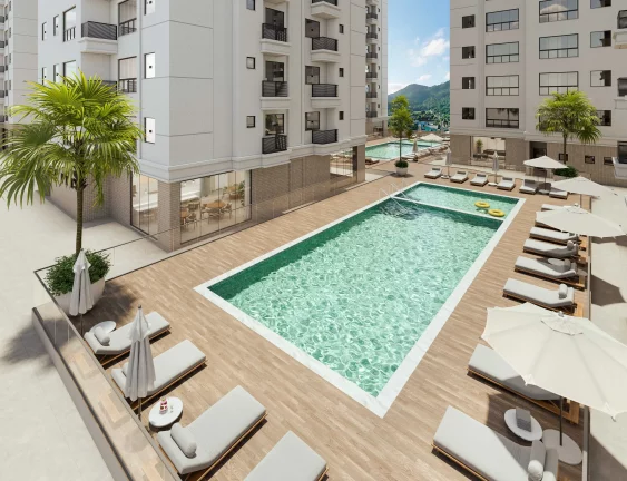 Imagem Apartamento com 2 dormitórios e 1 vaga de garagem em Itapema/SC
