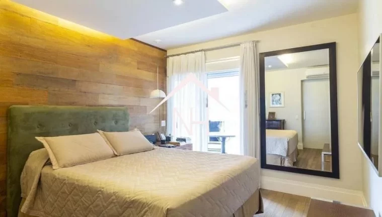 Imagem Linda Cobertura de 404m c/ 5 suítes, terraço gourmet, 5 vagas, home office, jacuzzi, pé direito duplo e uma vista exuberante de SP
