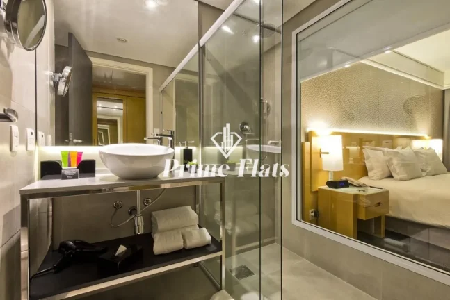 Imagem Flat disponível para venda no Meliá Campinas, com 27m², 1 dormitório e 1 vaga de garagem