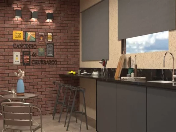 Imagem Apartamento com 2 dormitórios à venda, 65 m² por R$ 614.093,40 - Cidade Ocian - Praia Grande/SP