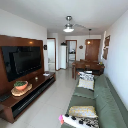 Imagem Excelente apartamento de 2 quartos com lazer completo - Sol da manhã e andar alto na praia de Itaparica.