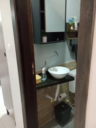 Imagem SOBRADO COM 2 DORMITÓRIOS À VENDA, 57 M² POR R$ 285.000,00 - AVIAÇÃO - PRAIA GRANDE/SP