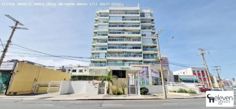 APARTAMENTO 1/4 VISTA MAR 48 METROS COM INFRA ANDAR MÉDIO COM O CONFORTO NO CORAÇÃO DE AMARALINA E UMA VAGA 