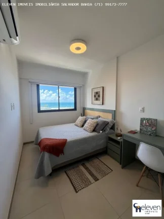 Imagem APARTAMENTO  2/4 À VENDA OU LOCAÇÃO MOBILIADA  | OCEAN HOUSE JAGUARIBE NASCENTE TOTAL | VISTA MAR DEFINITIVA NASCENTE COM INFRA E DUAS VAGAS 
