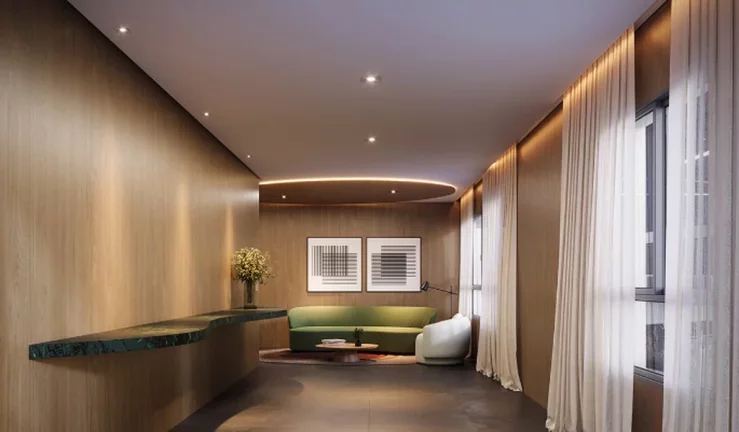Imagem Luxuoso apartamento de 4 quartos em Perdizes, 2 suítes, 3 banheiros, 2 vagas de garagem. 145m² no Condomínio Reserva Cortês.