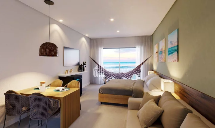 Imagem Apartamento (RESORT). Mobiliado, climatizado com 1 dormitório à venda por R$ 471.500 - Barra Grande - Cajueiro da Praia/PI