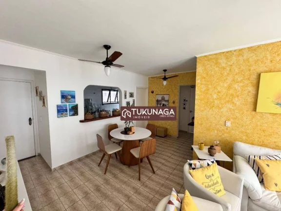 Imagem Apartamento Condomínio Edifício Navegante ll com 2 dormitórios à venda, 134 m² por R$ 500.000 - Jardim Las Palmas - Guarujá/SP