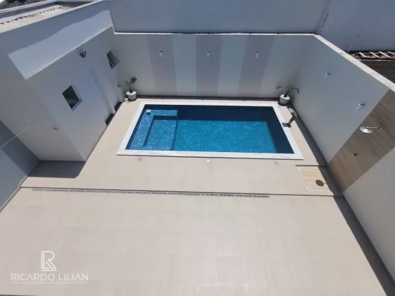 Imagem "Seu Refúgio à Beira-Mar: Sobrado de Luxo com Piscina, Automação e 5 Vagas no Cibratel 1, Itanhaém!"
