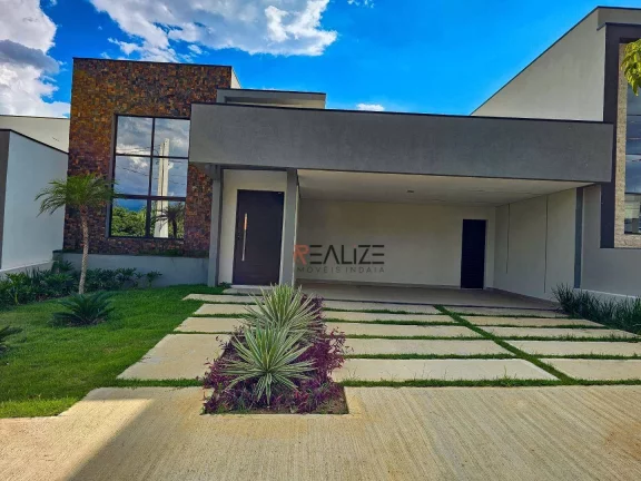 Imagem Casa moderna com 3 suítes à venda, 205 m² por R$ 1.420.000 - Condomínio Jardim Piemonte - Indaiatuba/SP