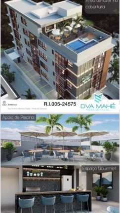 Imagem Apartamento com 2 dormitórios à venda, 54 m² por R$ 513.520,00 - Ponta de Campina - Cabedelo/PB