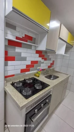 Imagem Apartamento com 1 dormitório à venda, 49 m² por R$ 450.000,00 - Aparecida - Santos/SP