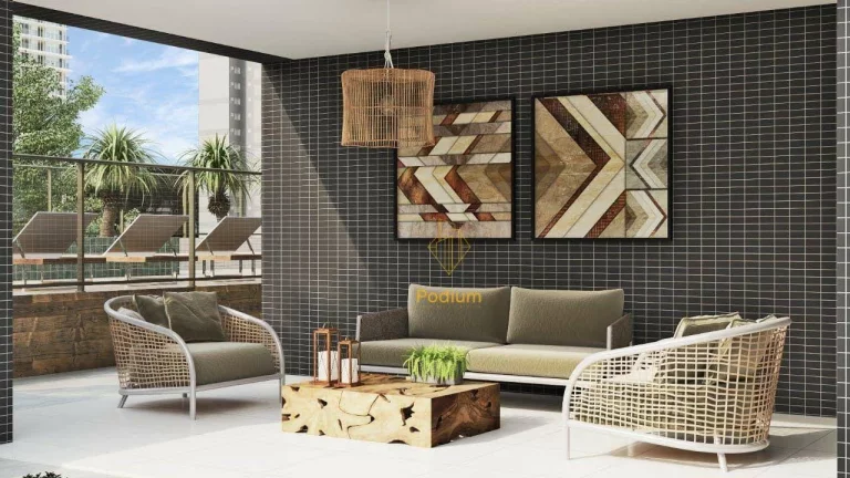 Imagem Apartamentos com varanda / sacada gourmet a 550m da pra do Bessa - AP0789