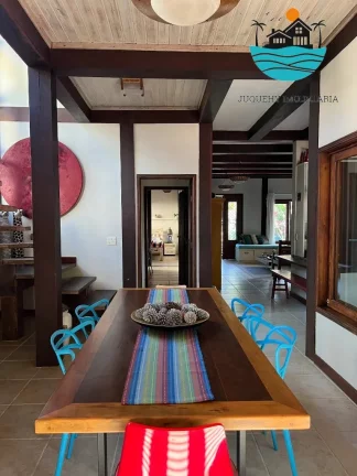 Imagem Casa bem localizada - Praia de Juquehy, 450 metros da praia, piscina, churrasqueira, 6 dormitórios, acomoda 14 pessoas | Juquehy Imobiliária