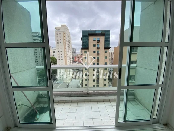 Imagem Flat disponível para locação no Condomínio Edifício Moema Loft, com 45m², 1 dormitório e 1 vaga de garagem