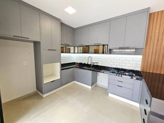 Imagem Casa moderna com 3 suítes e escritório à venda, 193 m² por R$ 1.640.000 - Condomínio Fechado - Indaiatuba/SP