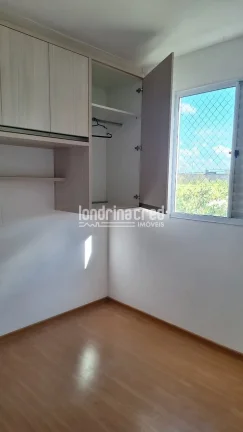 Imagem Apartamento semi-mobiliado no Spazio La Vitta, 2 quartos, cozinha planejada, vaga coberta, próximo à UEL, área de lazer e mini market no condomínio.