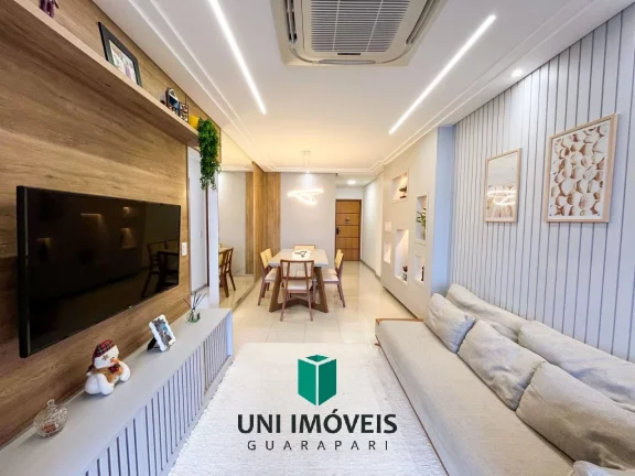 Imagem Apartamento alto padrão na quadra da Praia do Morro, 03 quartos + DCE, 02 vagas de garagem