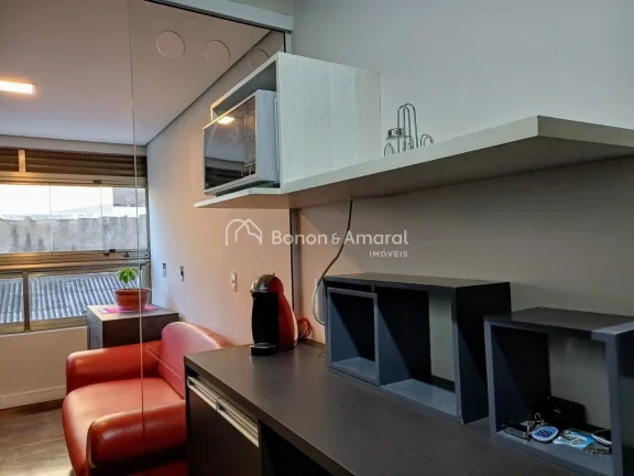Imagem Apartamento mobiliado à venda no MaxHaus Cambuí I I, localizado na Rua Liraucio Gomes, 230, em uma...