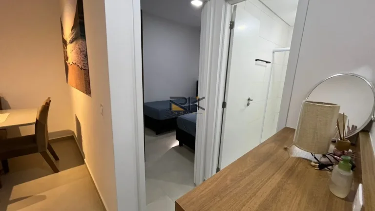 Imagem APARTAMENTO PRAIA GRANDE com 2 dormitórios sendo 1 suíte,1 vaga de garagem,varanda gourmet com churrasqueira,sala 2 ambientes