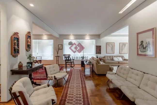 Imagem Apartamento para Aluguel - Higienópolis, 3 Quartos, 239m² - São Paulo