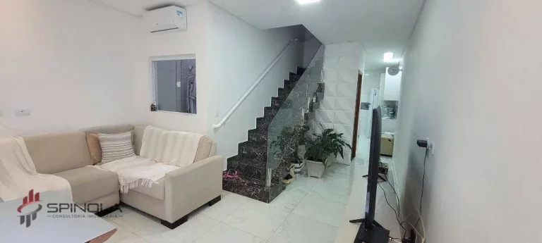 Imagem Sobrado com 2 dormitórios à venda, 73 m² por R$ 410.000,00 - Vila Caiçara - Praia Grande/SP