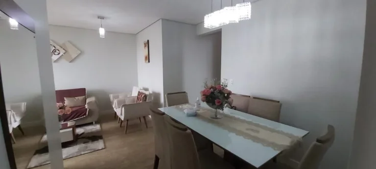Imagem Sala 2 ambientes com sacada, cozinha com dispensa, área de serviço, 3 dormitórios sendo 1 suíte,...