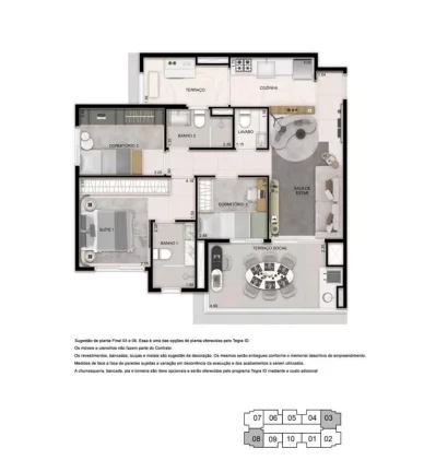 Imagem Apartamento para Venda em São Paulo / SP no bairro Vila Cruzeiro