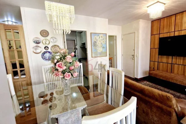 Imagem Apartamento 95m² no Brooklin: Varanda Gourmet e 3 Quartos