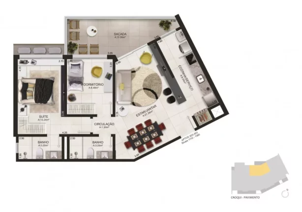 Imagem Cobertura à venda em Torres, Beira Mar, com 3 quartos, 151,12m²