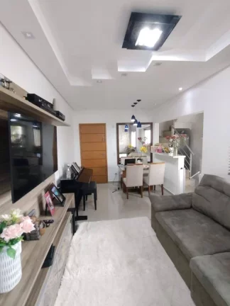 Imagem Cobertura com 2 dormitórios à venda, 120 m² por R$ 465.000,00 - Parque São Vicente - Mauá/SP