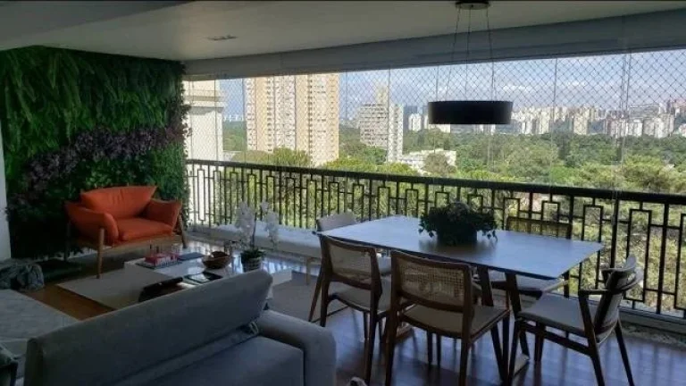 Imagem Cobertura no Alto da Boa Vista, com 234 M², 3 quartos sendo uma suíte master, 5 banheiros, 3 vagas, área de serviço, ar condicionado, churrasqueira.