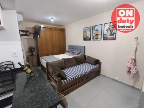 Imagem Kitnet à venda, 34 m² por R$ 310.000,00 - Ponta da Praia - Santos/SP
