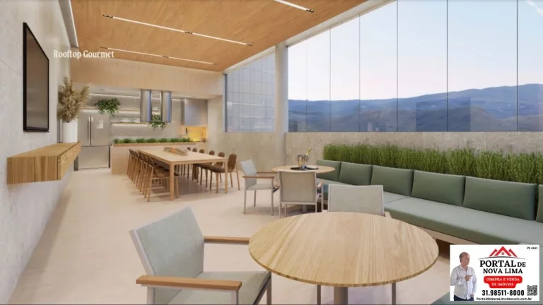 Imagem Lançamento Apartamento a venda Ed. MONT D`OR - Vila da Serra - Destaque possui uma planta ampla e bem distribuída, com 211,06 m2 de área privativa.